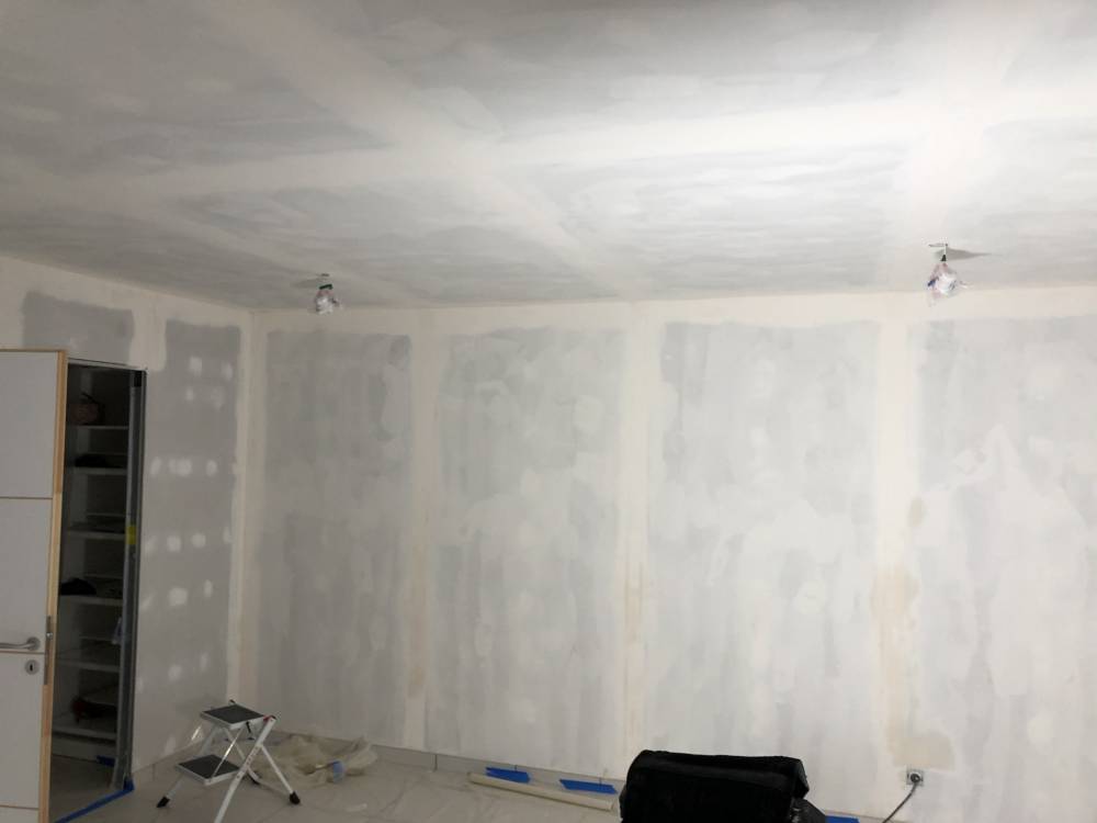 Préparation des murs et plafonds